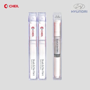 현대 제일 붓펜페인트 241 N2 퓨어펄화이트 + 투명 세트 8㎖ [NF쏘나타 그랜저TG 그랜저XG] [387]