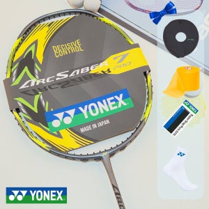요넥스 아크세이버 7 PRO 4U5 배드민턴 라켓 옐로우 ARCSABER7 프로