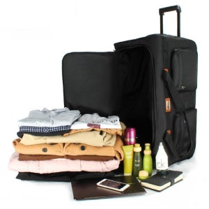 대형 이민가방 캐리어 여행용 유학 수화물 클래식블랙 20인치