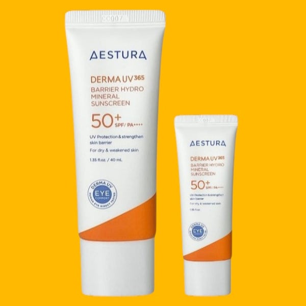 에스트라 더마 유브이365 장벽수분 무기자차 선크림 40ml + 20ml