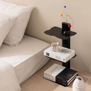 어반 북타워 스탠딩 선반 높이 500mm, 3단, 블랙