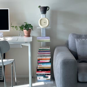 어반 북타워 스탠딩 선반 높이 1203mm, 5단, 어반 그레이