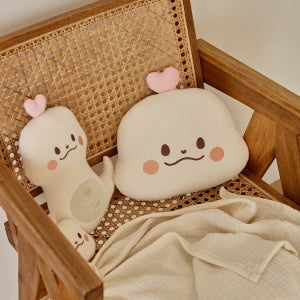 돗투돗 돗뱀 얼굴쿠션