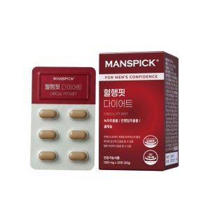 맨즈픽 혈행핏 다이어트 보조제 강직도 체지방감소 혈액순환 솔루션
