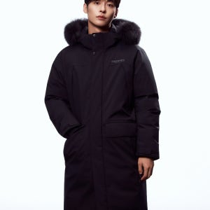 [디스커버리] 남성 밀포드 베르텍스 구스다운 롱패딩 (BLACK) DMDJ7O056