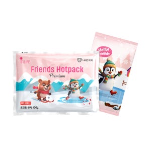 동물 캐릭터 프렌즈 프리미엄 포켓용 핫팩 100g x 180개