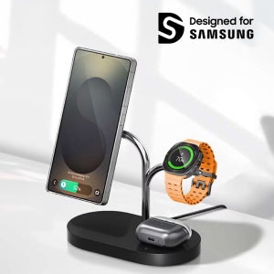 삼성 정품 Qi2 맥세이프 3in1 마그넷 무선충전기 핸드폰 고속 충전 거치대