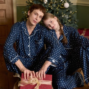 [2PACK] 주디앤 베리도티 피치기모 커플잠옷 긴팔 파자마 상하의 세트 홈웨어