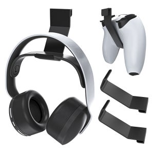 PS5 프로 슬림 호환 스탠다드 콘솔 헤드폰 컨트롤러 보관 걸이 후크 PC홀더 2P SET