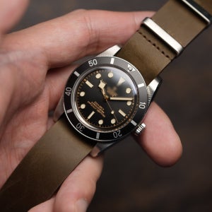 싱글패스 소가죽 나토밴드 18mm 19mm 20mm 피스토스 시계줄 브라운 블랙