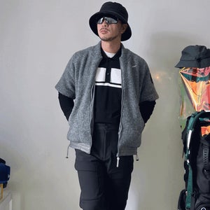 겨울골프패딩 반팔패딩 하프집업