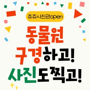 동물원에서 야외촬영(가족,아이) 동물원내 사진관 쥬쥬랜드 쥬쥬사진관