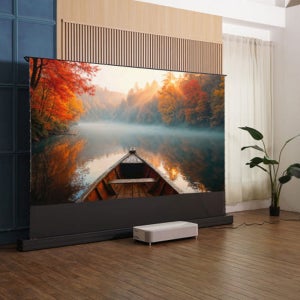 [성지] 전동롤러블 초단초점 CLR 빔스크린 홈시네마용 254cm-100인치, 304.8cm-120인치