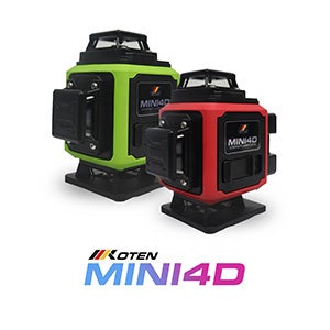 코텐 산업용 4D라인레이저레벨기 MINI4D-R레드