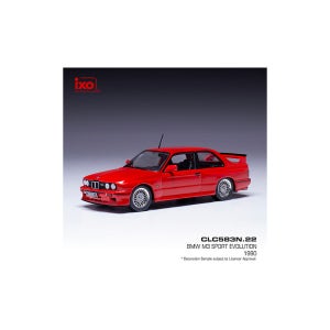 IXO 프리미엄 1:43 BMW M3 1990 레드 아크릴 케이스 다이캐스트 미니카 모형 자동차