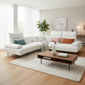 리안 코벤트 스윙 코모도 패브릭소파 코너형, 6인, 4인용