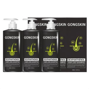 공스킨 덱스판테놀 탈모 샴푸(식약처 인증 탈모증상완화 기능성 제품) 3개 세트