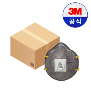 3M 방진 마스크 9914, 방진 2급, 활성탄층 첨가, 배기밸브 장착 100매