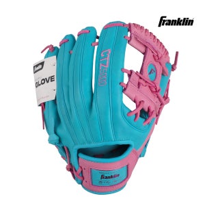 프랭클린 CTZ5000 내야 글러브 크롬 레더 시리즈 블루/핑크 22488