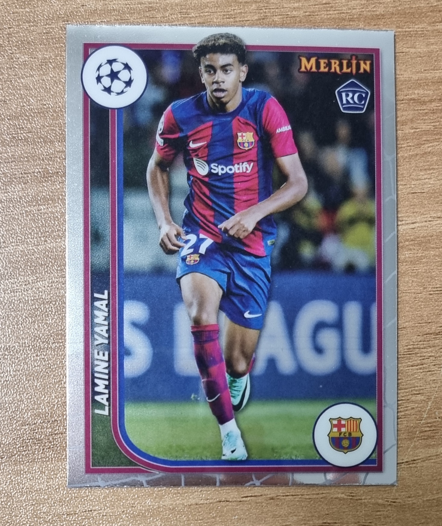 라민 야말 루키카드 Lamine Yamal 2023-24 Topps Merlin No-27 축구카드