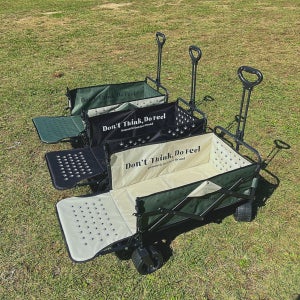 콜리타스 캠핑웨건 카트 수레 접이식 뒷문 개방 광폭타이어 대형 왜건