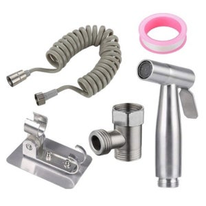 동남아 비데 무전원 기계식 간이 수동 항문 세정 손 핸드 비대