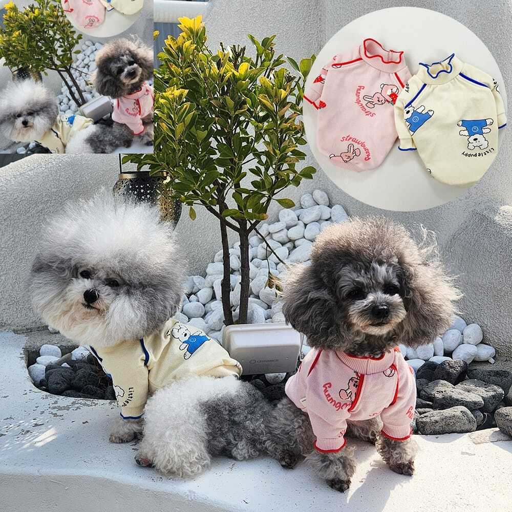 육햐 강아지외출복 애견외출복 애견옷 강아지맨투맨 소형견옷