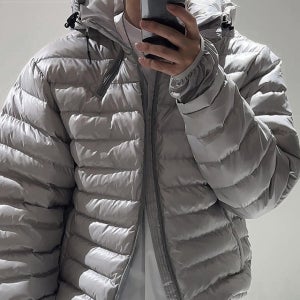 남자 경량 패딩 점퍼 후드 숏패딩 겨울 남성 따뜻한 데일리 캐주얼 경량점퍼 가벼운 아우터