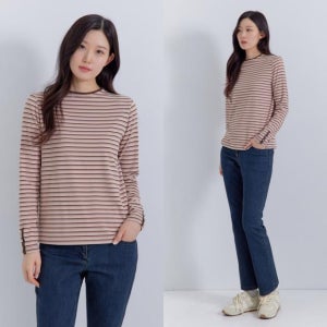 지센 [25FW] 기모 반넥 긴팔 티셔츠 LCTSPA26 PK