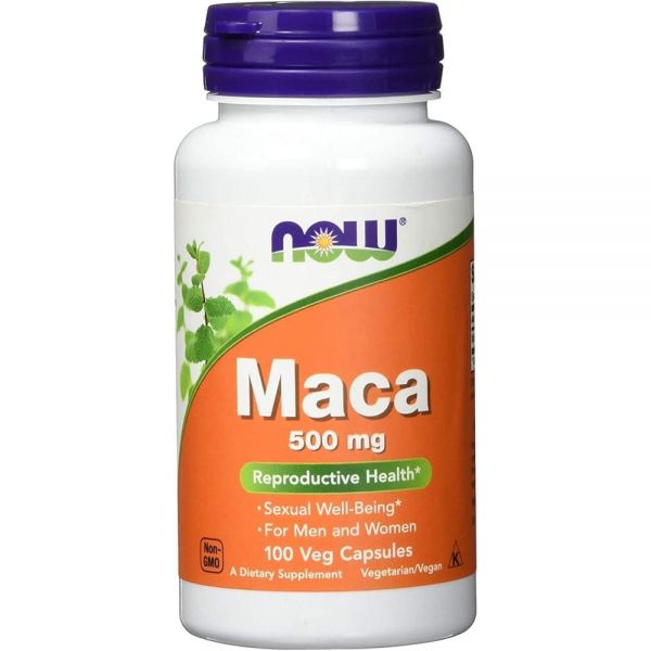 나우푸드 <b>마카 500mg</b> 캡슐 100정151183 100 Count (Pack of 1)