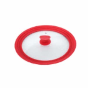 멀티뚜껑 실리콘 레드 26cm-30cm 프라이팬뚜껑 냄비덮 커버 유리 후라이팬 강화