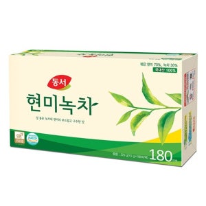 현미녹차 동서 1.5g x 180T 간식 티타임 커피 음료 홍차 식품 오피스 차류 탕비