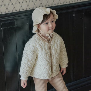 북유럽 비에라 점퍼 돌아기 한살 두살 귈팅 외출룩 겨울 여자 아기 잠바