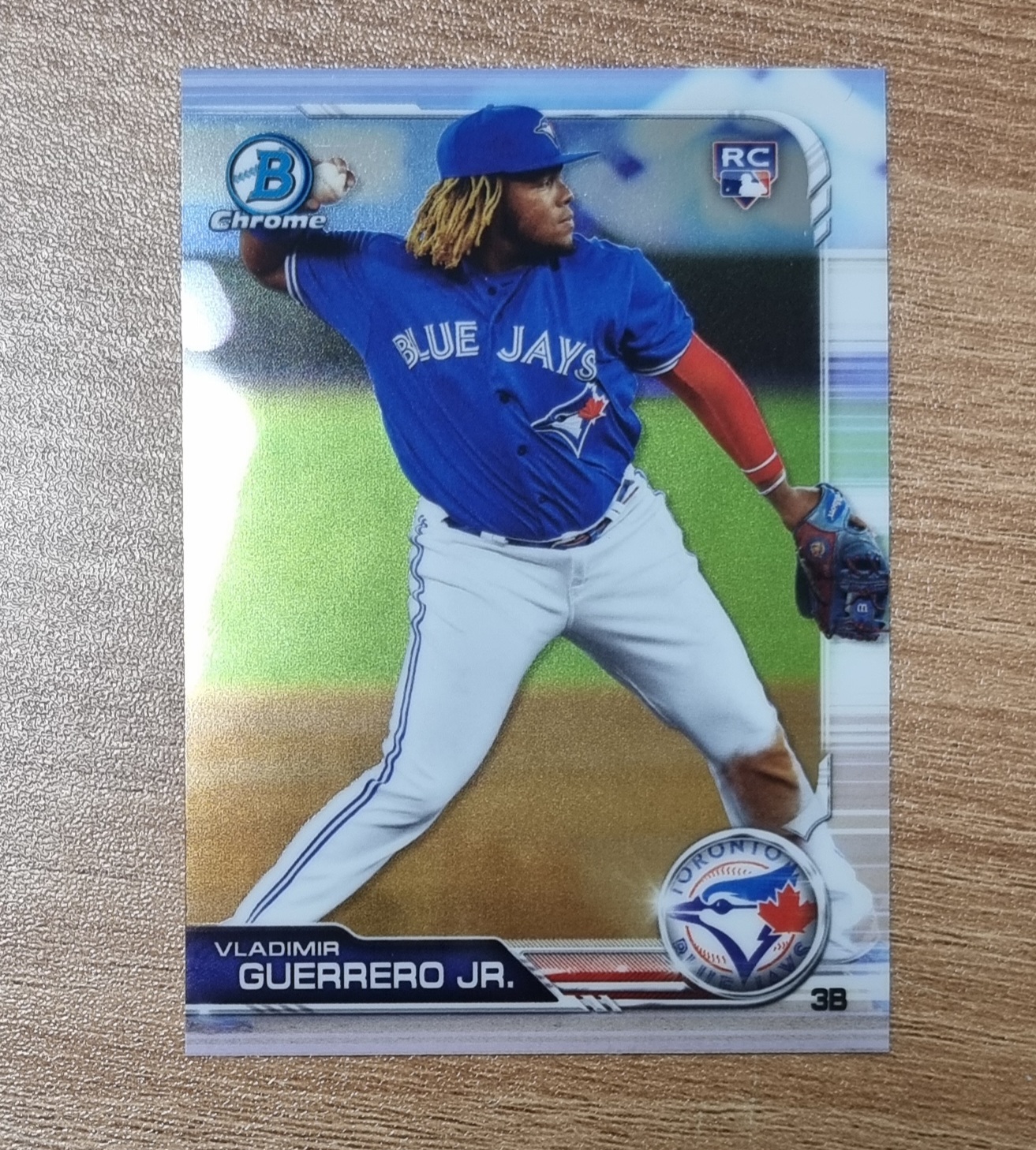 블라디미르 게레로 주니어 루키카드 뒷면 딩 있음 2019 Bowman Chrome RC No-73 LB 야구카드