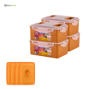 에코센스 황토 누름이 김치통 누름독 7.5L, 4개