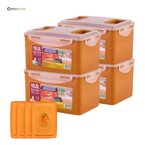 에코센스 황토 누름이 김치통 누름독 10.5L, 4개