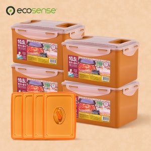 에코센스 황토 누름이 김치통 누름독 10.5L, 4개