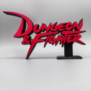 던전앤파이터 3D프린팅 로고