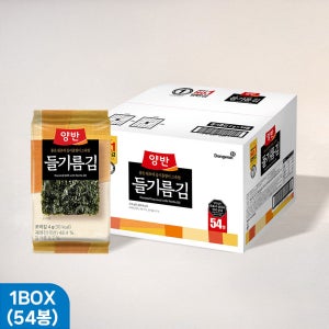 [N배송] 양반 들기름 도시락김 4g 54개 (1Box)