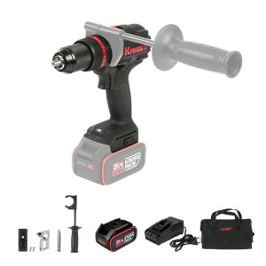 크레스 충전 해머 드릴 함마 20V 4.0Ah 배터리1개 BL KU218.4