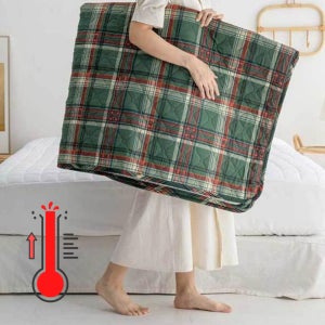 탄소매트 1인용 2인용 전자파없는 전기장판 매트 여행용 캠핑