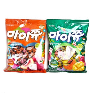 마이쮸 애플망고 써니피치 284g 대용량 혼합 카라멜 마이쥬 70개입 소프트캔디