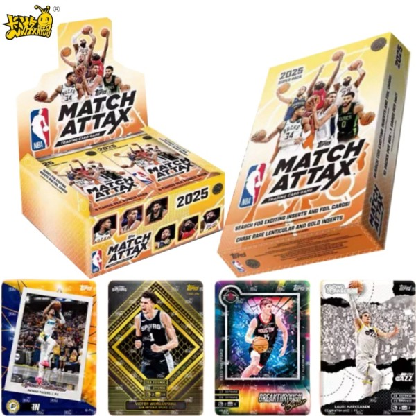 카유 NBA 스타 카드 NBA 매치 어택스 농구 배틀 카드 에너지 팩 슈퍼파워 팩 컬렉션 카드 장난감 선물