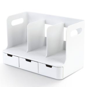 서랍책꽂이 시스맥스 화이트 책정리 문구 소품 보관 서류 용 문서정리 책진열대