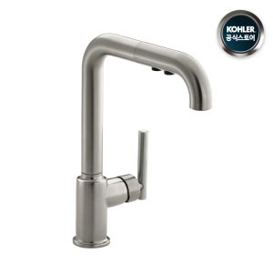 [콜러] KOHLER 7505T-C4-VS 퓨리스트 무광 싱크대 주방 수전