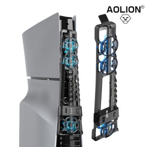 AOLION 플레이스테이션 PS5 Slim 3단 조절 본체 발열 방지 쿨링팬 USB-A타입