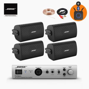 보스 FS2SE 벽걸이 카페스피커 + IZA250LZ 앰프 세트 블랙