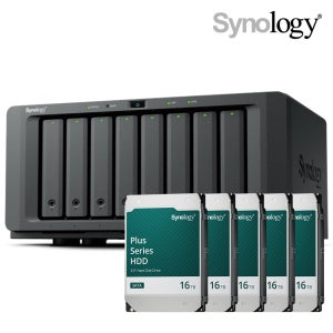 시놀로지 DS1825+ NAS 8베이 80TB [16TBx5] HDD HAT3310 포함
