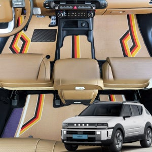 차바라기 디올뉴 넥쏘 1열+2열+3열+트렁크 라인 디자인 매트 풀세트 카매트