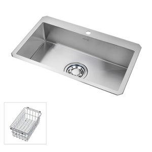 백조싱크 CESWSR9035 엠보코팅 스탠배수구 리폼 사각씽크볼 3.5T ESWSR8635